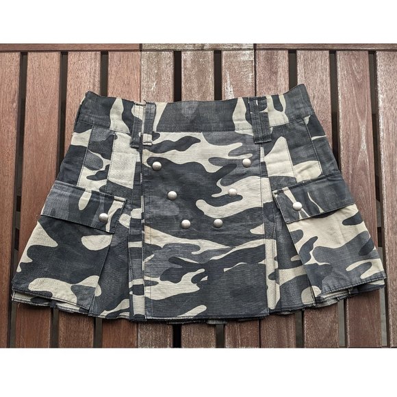 💜Utilikilts Grey Camo Micro Mini - One of a Kind - Picture 1 of 14